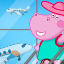 Hippo Family Airport Adventure 6 hippo family airport adventure